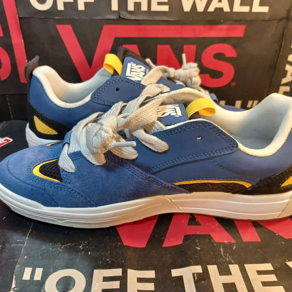 Vans Men's 7/Women's 8.5 Skate Mixxa Navy/Grey Skateboarding Shoes VN000CUYY27